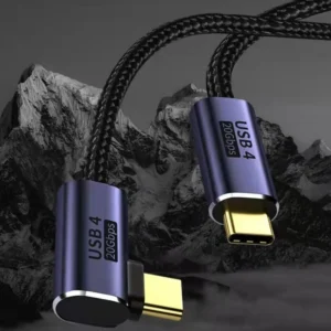 Cáp Type c USB4 20gbps - dây bện nylon sạc PD 100w - 8k60hz - C40210-N