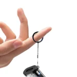 Đầu chuyển đổi USB sang Type C thiết kế nhỏ gọn trong suốt có móc treo ngón tay tiện lợi mang theo