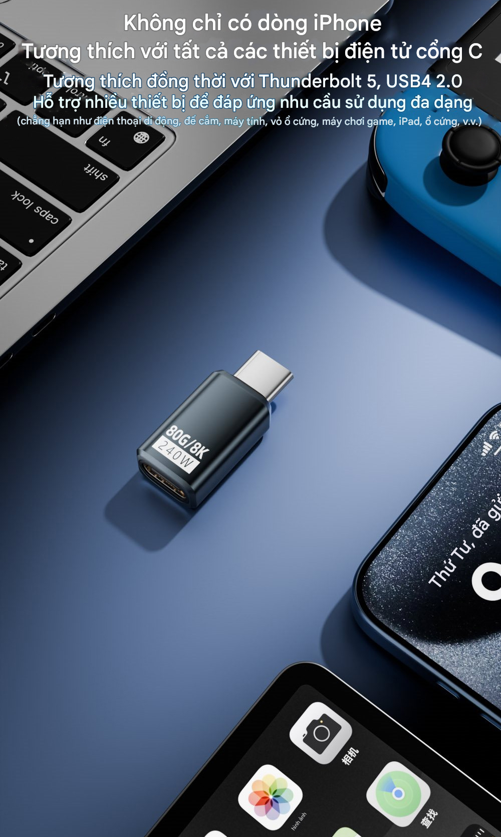Tương thích với nhiều chuẩn USB