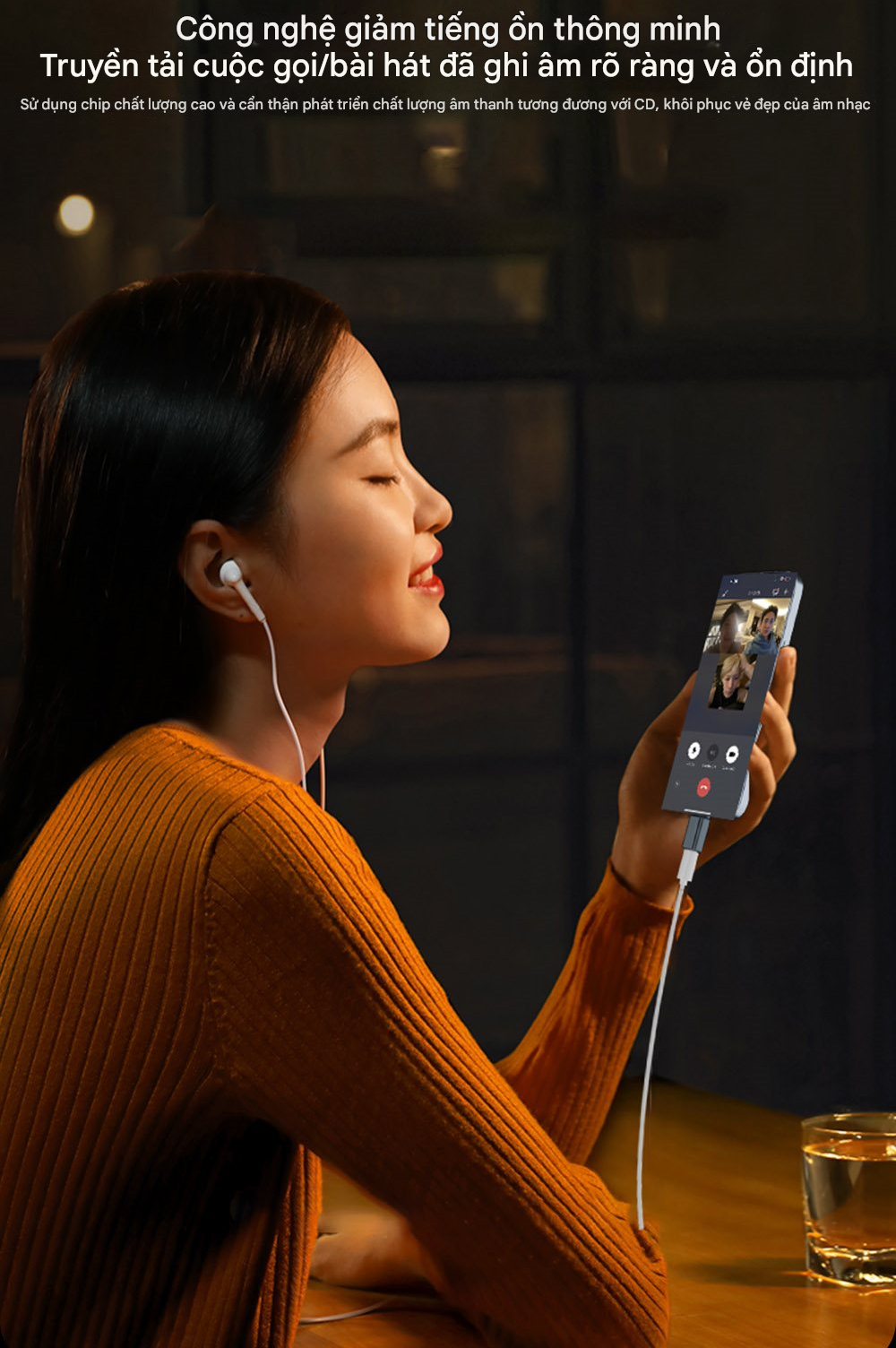 Hỗ trợ âm thanh với thiết bị type c