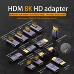 Trọn bộ 14 phân loại đầu nối HDMI A8K chuẩn 2.1 UHD
