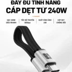 Đầy đủ tính năng cáp dẹt từ 240w, 80Gbps