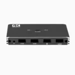Mặt trước bộ KVM Switch HDMI 4 cổng USB dùng chung phím chuột máy in và mắt hồng ngoại IR