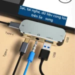Hub Type-C hỗ trợ vừa sạc pin, nghe nhạc và truyền dữ liệu cùng lúc trên các thiết bị Samsung. Mang lại trải nghiệm đa nhiệm mượt mà, tiện lợi.