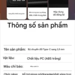 Đầu chuyển hỗ trợ 16bit 48khz