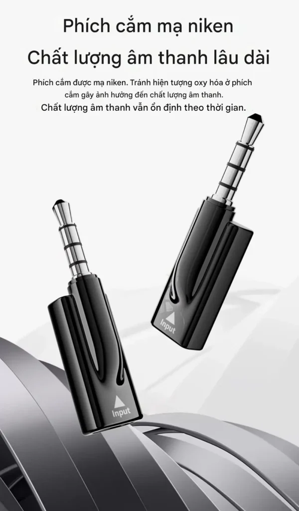 Đầu cắm mạ niken bền chắc hơn
