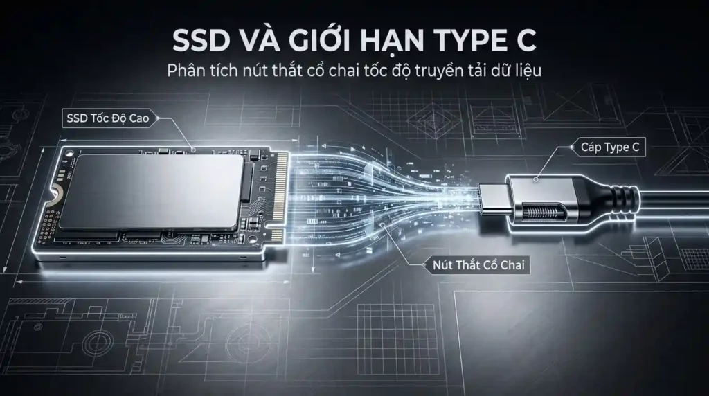 SSD nhanh hon moi kiem tra dung gioi han cap Type C