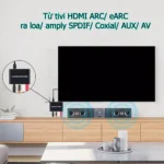 Lắp đặt Bộ trích xuất âm thanh ARC7200 thực tế tại phòng khách