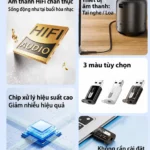 Ảnh sản phẩm bộ chuyển USB A sang AUX 3.5mm AU35FT-118