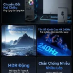 Các tính năng nổi bật của bộ chuyển DisplayPort hai chiều sang Type C