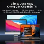 Đầu chuyển DisplayPort ra Type C CTY109 cắm và dùng ngay