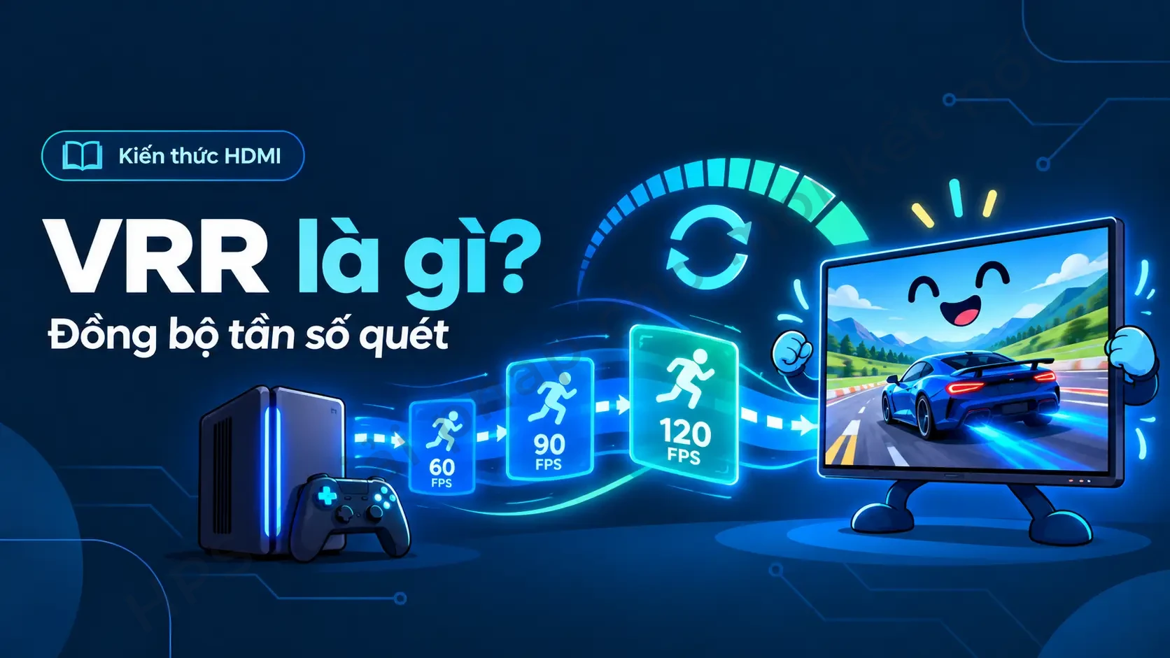 VRR là gì? Đồng bộ tần số quét qua HDMI VRR là gì và cách đồng bộ tần số quét giữa GPU và màn hình qua HDMI